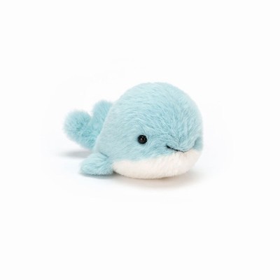 Jellycat Fluffy Whale UK | 19735PNYB